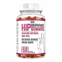 Gummies OEM pour le soutien des hanches et des courbes, compléments de beauté et de mise en forme pour adultes, marque privée personnalisée, gummies pour femmes