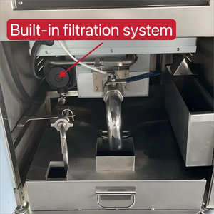 Freidora a Presión Comercial Industrial de Gran Capacidad de 55L en Acero Inoxidable, Eléctrica para <span class=keywords><strong>Pollo</strong></span> Broaster Frito con Filtro de Aceite - Product Image 3