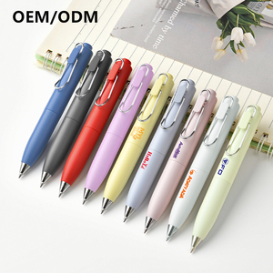 Stylos mignons, papeterie <span class=keywords><strong>kawaii</strong></span>, impression de logo personnalisée, design macaron, stylo à encre gel macaron, stylo promotionnel en plastique, encre noire personnalisée, UV - Product Image 1