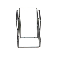Porte-bouteilles classique en acier pour comptoir, design élégant et écologique, utilisation domestique et commerciale, présentoir à vin, rangement, 41x17.3x27.3cm SHOUXIN