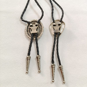 Bijoux de mode véritable pierre Turquoise pendentif colliers 45mm Cowboy Style <span class=keywords><strong>Bolo</strong></span> <span class=keywords><strong>cravate</strong></span> pour cadeau - Product Image 6