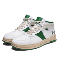 Moda battistrada 2021 all'ingrosso scarpe da uomo Comfort alta caviglia cuscino scarpe sportive uomini scarpe da ginnastica stivali F1 in avanti allacciatura
