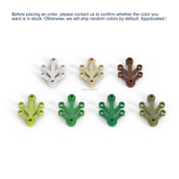 1 kg de Hojas de Plantas, Bloques de Construcción Clásicos MOC, Juguete Educativo, Piezas de Plástico ABS para Bricolaje, N.° 2417, N.° 2423, N.° 30176, N.° 6255, N.° 10884
