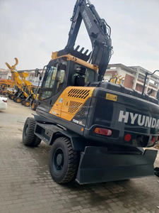 Excavadora de ruedas Hyundai HW150 original de 15 toneladas, excavadora de ruedas Hyundai de segunda mano, Hyundai HW150 - Product Image 5