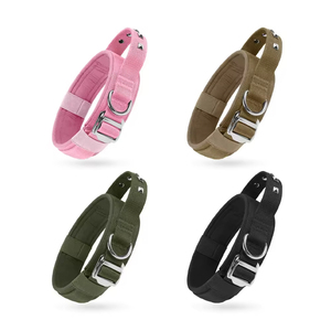 Collier tactique pour chien en sangle EVA rembourrée à dégagement rapide, avec poignée cloutée de rivets, design personnalisé d'usine, haute qualité et tendance - Product Image 3