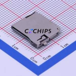 TF PUSH SD Card / Memory Card Connector SMD Connector Self-Return Type MicroSD Card (TF Card) Card Holder Without - Product Image 1