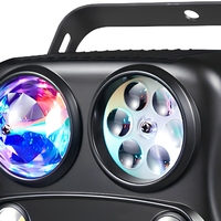 Lampe de Scène LED Féerique Rêveuse, Lampe Disco à Commande Sonore et Télécommande, Éclairage Intérieur pour Fêtes et KTV