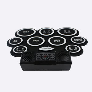 Bora DM10 Tambor Enrollable, Instrumento Musical, Tambor Electrónico Enrollable de Silicona con Altavoz e Interfaz USB - Product Image 2