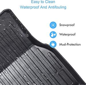 เทสลาอุปกรณ์เสริมที่กำหนดเอง TPE เสื่อรถทั้งหมดกันน้ำสีดำเสื่อชั้นสำหรับเทสลารุ่น Y - Product Image 4