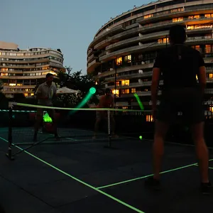 Hot bán ngoài trời pickleballs với ánh sáng 40 lỗ LED Light up dưa quả bóng pickleball LED Glow Balls