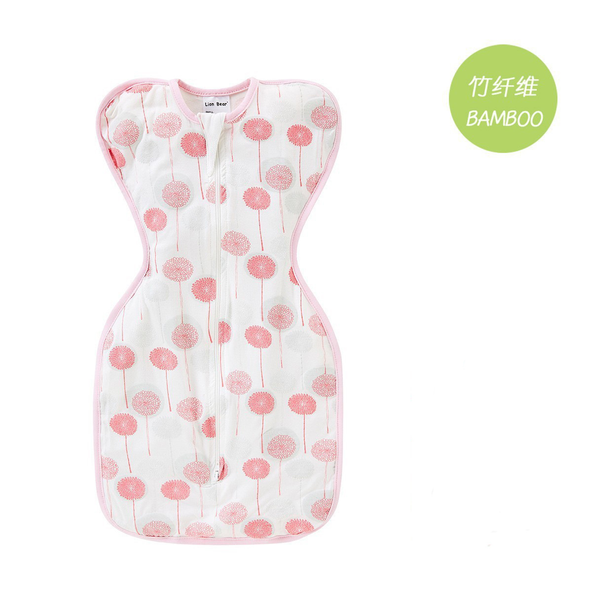 Pissenlit rose en bambou