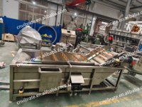 Industriële aardappel-, wortel-, mango-, tomaat-, chilipeper- en groentewasmachines, reinigings- en verwerkingsapparatuur, fruitwasmachine