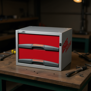 Armoire à outils 5000 C2 à 2 tiroirs, unité de rangement en acier pour atelier - Product Image 3