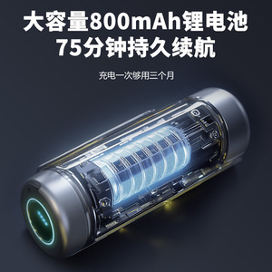 Afeitadora eléctrica con cabezales flotantes 6D, afeitadora rotativa para hombres, depilación, batería de iones de litio lavable de 1000mAh - Product Image 4