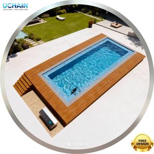 Piscina YOLO de Acero Inoxidable 304/316, Duradera, Desmontable, Fácil Instalación, Diseño Atractivo, Marco <span class=keywords><strong>Rectangular</strong></span>, Impermeable - Product Image 6