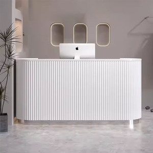 Quầy lễ tân văn phòng hiện đại, quầy lễ tân tiệm làm đẹp, quầy lễ tân salon, quầy lễ tân phía trước, quầy lễ tân - Product Image 3