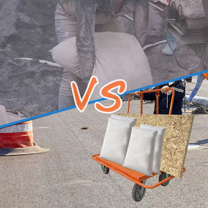 JH-Mech 가정용 접이식 조정 가능한 패널 돌리 금속 시트 돌리 하버화물 건식 벽체 카트 두 바퀴 - Product Image 2