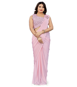 Colección Premium de Sarees Étnicos Elegantes y Listos para Usar para Bodas, Venta al por Mayor para Fiestas, Secado Rápido, Protección Solar - Product Image 1