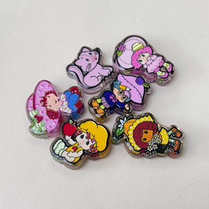 Perles acryliques <span class=keywords><strong>de</strong></span> luxe mélangées, motif <span class=keywords><strong>fraise</strong></span> 3D double face, perles focales <span class=keywords><strong>de</strong></span> créateur pour stylos et fabrication <span class=keywords><strong>de</strong></span> bijoux, vente en gros en vrac - Product Image 5