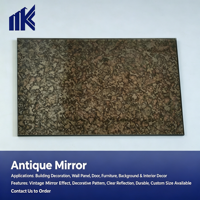 Precios de Fábrica, Espejo Antiguo de Vidrio para Decoración de Pared, Decoración Moderna para el Hogar, Espejo Antiguo de Bronce Dorado, Espejo Antiguo de 180 mm x 90 mm