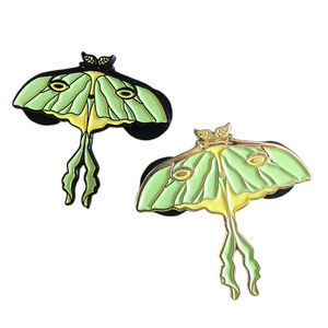 Badges métalliques personnalisés en alliage de zinc, badges en émail avec des motifs d'animaux adorables, adaptés aux vêtements et aux chapeaux, fabriqués en Chine - Product Image 5