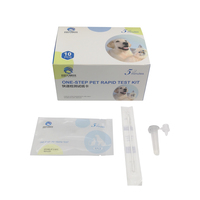 Kit de test de diagnostic rapide pour animaux de compagnie CDV+CPV (Parvovirus canin + Distemper) Combo Ag