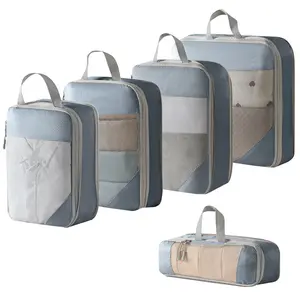 Du lịch phổ biến yếu tố cần thiết Organizer túi nén đóng gói Cubes cho vali hành lý du lịch phụ kiện