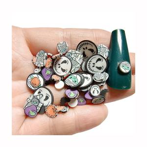 Rebanadas de arcilla polimérica de 500g, rociadores de Halloween, Gato de momia para pastel DIY, accesorios de decoración para teléfono móvil - Product Image 2