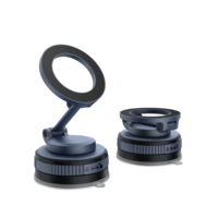 Support de téléphone magnétique rotatif à 360 degrés, étanche, à aspiration magnétique, extensible, pour voiture, salle de sport, miroir, lit, bureau, mains libres