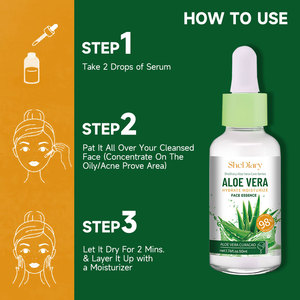 Sérum réparateur OEM éclaircissant, anti-âge, illuminateur, raffermissant, nourrissant, anti-rides, apaisant à l'<span class=keywords><strong>aloe</strong></span> <span class=keywords><strong>vera</strong></span> et à l'acide hyaluronique 50ml - Product Image 5