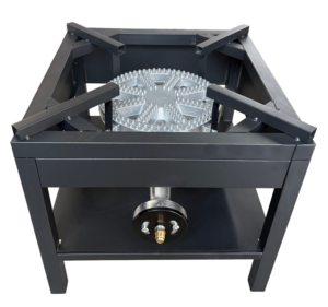 Brûleur portable en fonte haute pression pour extérieur, brûleur au propane de 45 pouces, gril carré robuste avec protection anti-extinction de flamme pour l'extérieur - Product Image 1