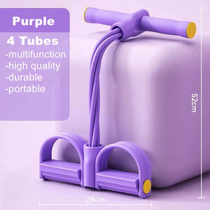 <span class=keywords><strong>Banda</strong></span> de Resistencia Elástica Multifuncional para <span class=keywords><strong>Ejercicios</strong></span> de Tobillo con 6 Tubos y Agarradera - Product Image 3