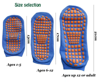 Chaussettes de trampoline personnalisées à logo, très vendues, pour adultes et enfants, usage intérieur/extérieur, antidérapantes, pour l'escalade et la sécurité en extérieur