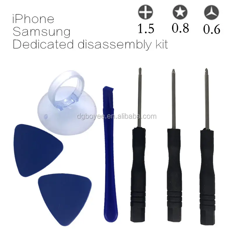 android mobile phone disassembly tool 8-piece battery removal screwdriver set iphone7 repair set