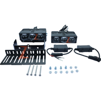 Feux de route LED 12V 5 pouces, 3 couleurs, jaune 4300K, blanc, projecteur laser LED pour voiture tout-terrain 4x4, IP67, 24V