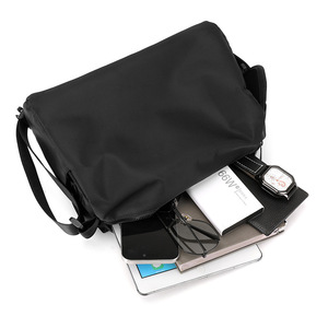 Custom Logo Unisex Oxford Cloth Messenger <b>Bag</b> Crossbody Shoulder Waterproof Summer Durable Lightweight with Cover Closure - Product Image 5