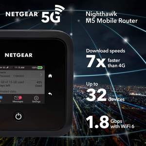 Point d'accès mobile M5 Routeur 5G avec emplacement pour Sim déverrouillé Routeurs sans fil <span class=keywords><strong>Wifi</strong></span> mobile 5G à vitesse rapide - Product Image 5