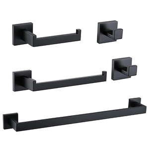 Nuevo Juego <span class=keywords><strong>de</strong></span> Toalleros Negros <span class=keywords><strong>para</strong></span> <span class=keywords><strong>Baño</strong></span> 2024, Toalleros <span class=keywords><strong>para</strong></span> <span class=keywords><strong>Baño</strong></span>, Salón, Estante <span class=keywords><strong>para</strong></span> Toallas - Product Image 1