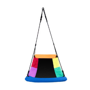 Columpio Rectangular de color personalizado para <span class=keywords><strong>jardín</strong></span>, silla de bebé, muebles de exterior, columpio cuadrado para patio, venta directa de fábrica para niños - Product Image 2