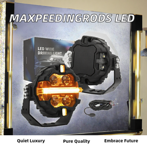 MaXpeedingrods Phares antibrouillard LED universels neufs de 3,5 pouces, faisceau latéral, blanc froid DRL, IP68, 160W, 12V, 19200Lm - Product Image 2