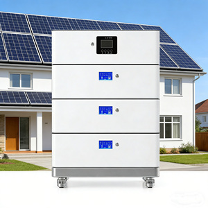 Batterie empilable séparable 51,2 V (100 Ah/200 Ah/300 Ah) |   Système de stockage solaire domestique de 5 kWh compatible CAN pour la vie hors réseau, compatible M - Product Image 4