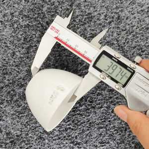 بوتقة خزفية بيضاء عالية اللون مع غطاء ، 15 20 من جودة 50 في المختبر - Product Image 6