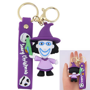 Llavero de Película de Terror 2025, Llavero 3D de Jack de Navidad, Llavero de Resina Noctilucente, Llaveros de Aleación para Regalo de Fans - Product Image 1