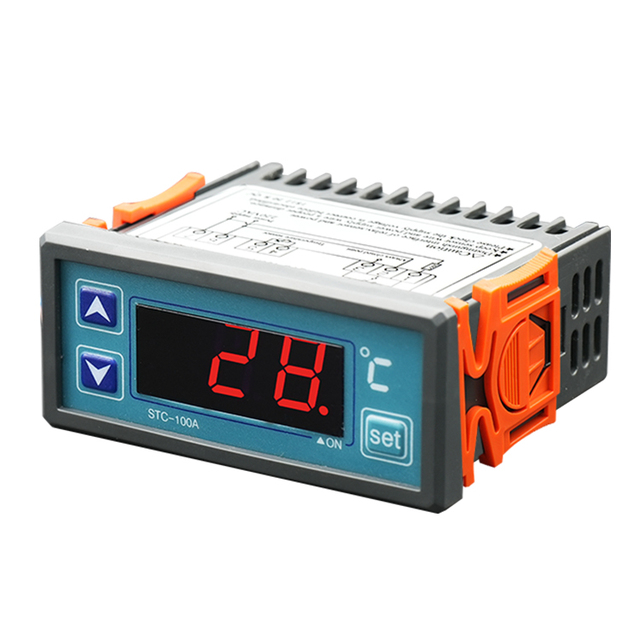 STC-100A 220V Digital LCD Display Cold Room Thermostat Temperature Controller With NTC Sensor