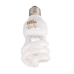 Reptile UVB 5.0/10.0 reptile start order bulb spiral compact fluorescent reptile uvb light 110V 220V