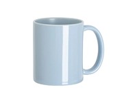 Mug en grès moderne pour sublimation, design macaron pleine couleur violet, cadeau d'affaires