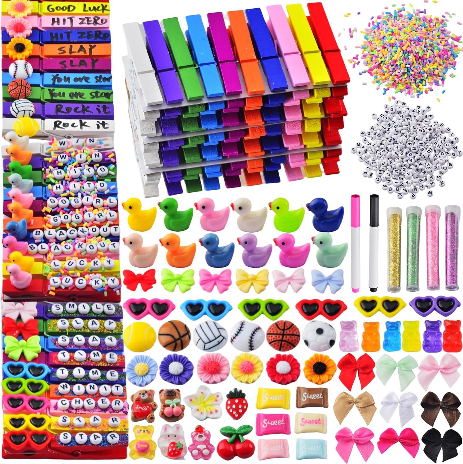 mix color/60 Cheer Pins Set