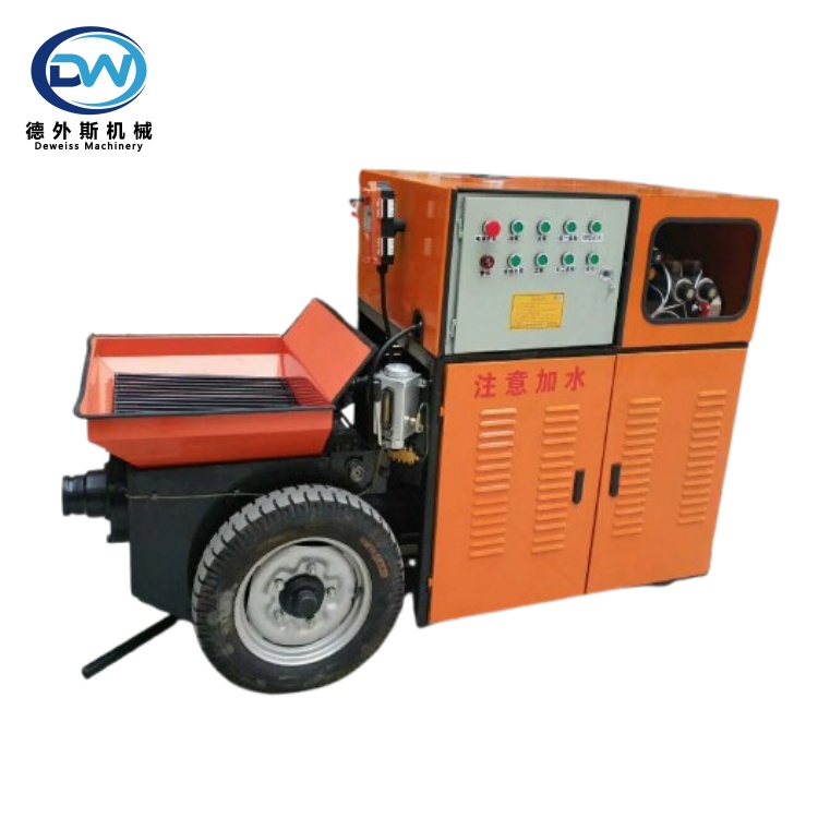 2025 DW Hot Sale Constructional Column Concrete Pump / Concrete Conveying Pump / Small Electric Mortar Concrete Pump