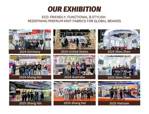 Mềm cảm ứng đôi mặt 4 cách căng spandex nylon vải chất lượng cao vải dệt kim cho đồ thể thao đồ bơi xà cạp đồ lót - Product Image 6