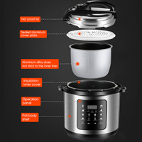 Autocuiseur Électrique Numérique Multifonctionnel pour Usage Domestique et Commercial, Restaurant, 8L 10L 12L, Vente en Gros, Cuiseur à Riz